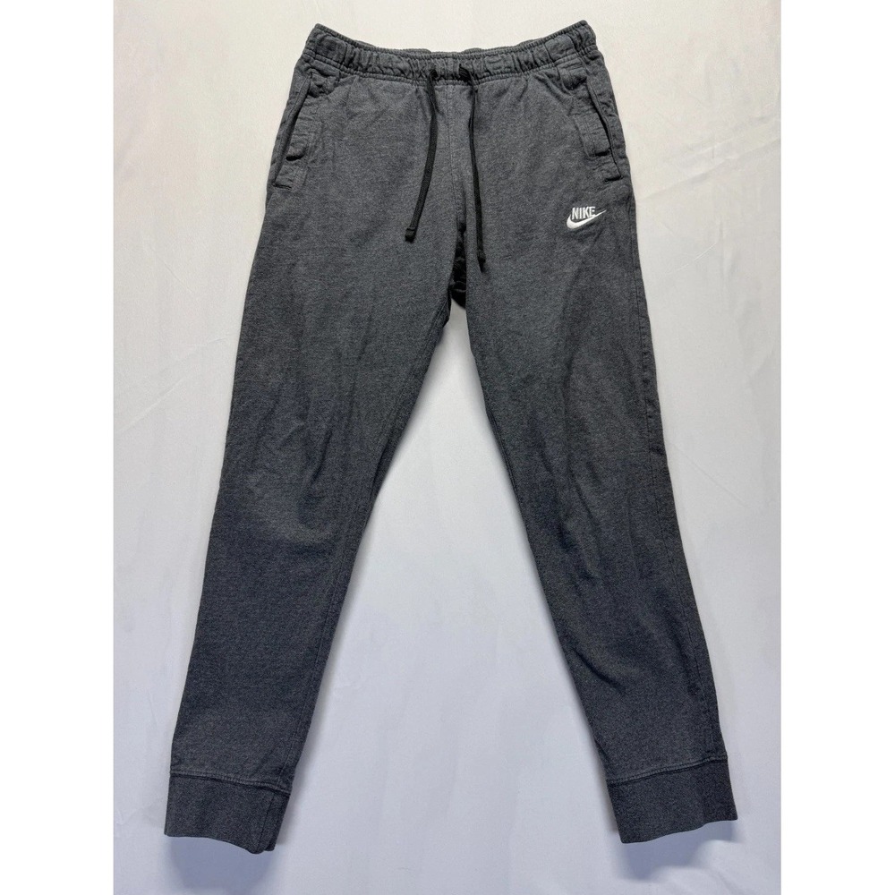 Nike Sportswear Club Fleece Jogger Pants Mens Small Dark Heather Grey Athletic